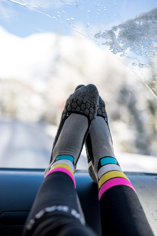 Poederbaas Tech Ski Socks Compress Merino Pro