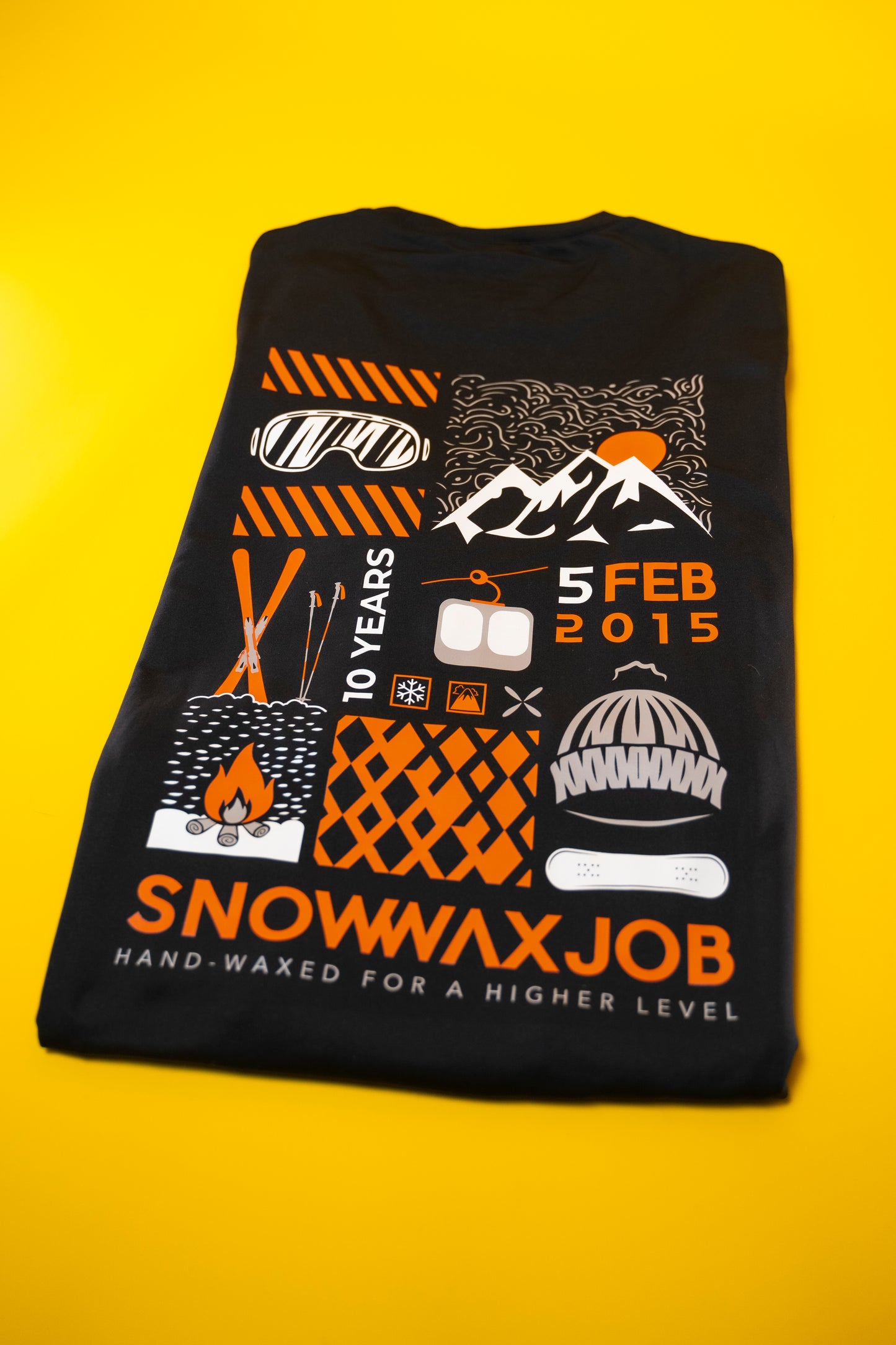 SnowWaxJob 10 Years - Limited Edition Performance Longsleeve Shirt