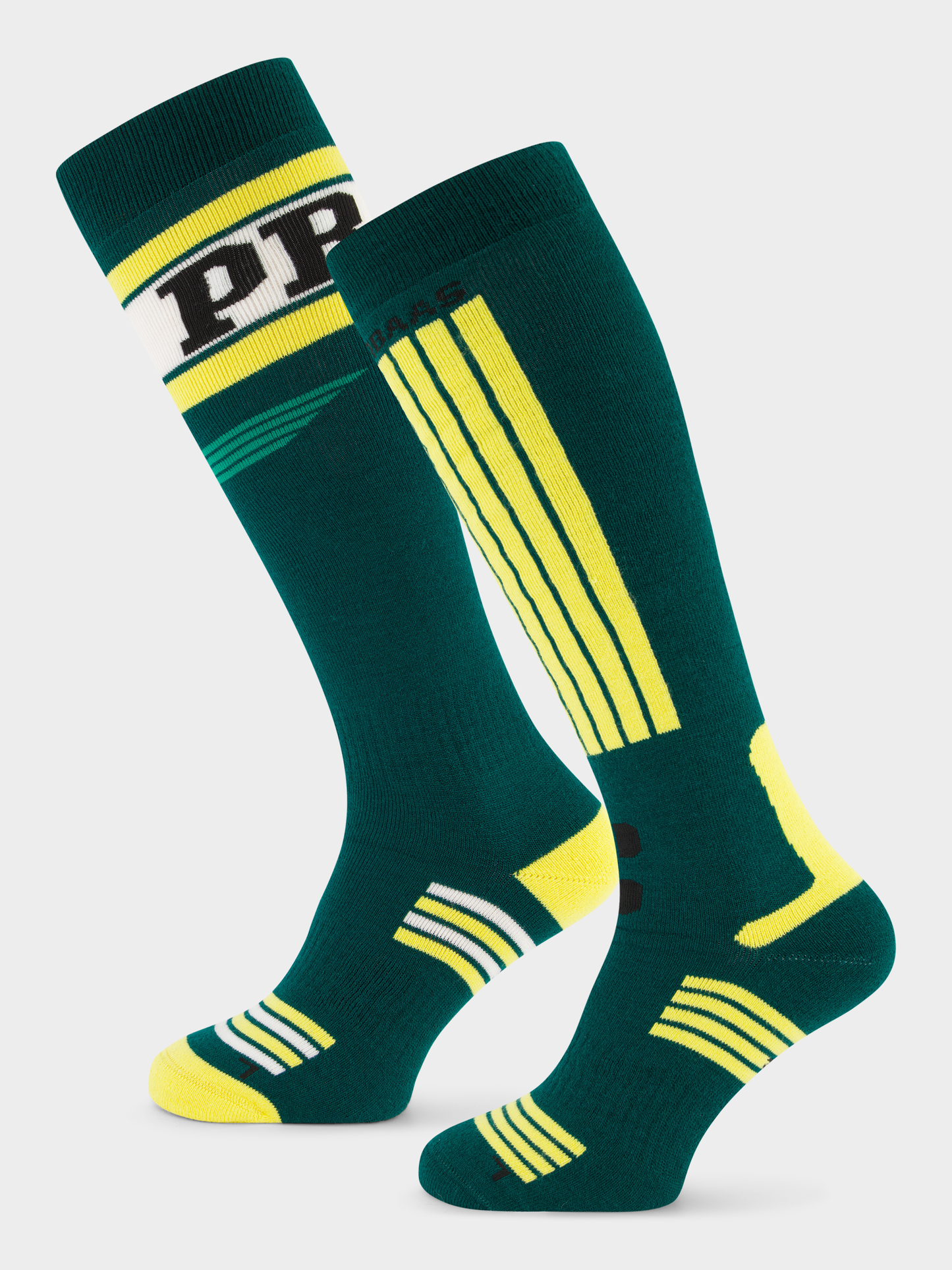 Poederbaas Ski Socks 2-Pack - SWEDISH GREEN